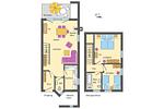 Grundriss - Reihenhaus 6b - Schwalbe - Top-Hundeurlaub