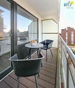 Balkon - Ferienwohnung Schwertmuschel - Top-Hundeurlaub