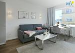 Wohnzimmer - Ferienwohnung Schwertmuschel - Top-Hundeurlaub