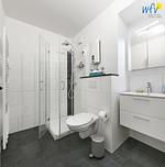 Badezimmer - Ferienwohnung Schwertmuschel - Top-Hundeurlaub