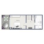 Grundriss Untergeschoss - Wohnung 02 - Top-Hundeurlaub