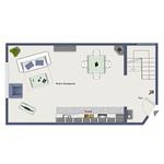 Grundriss 1. Obergeschoss - Wohnung 02 - Top-Hundeurlaub