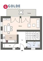 Grundriss - Reetdachhaus Vesterhav - Top-Hundeurlaub