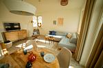 Wohnzimmer - Ferienwohnung Meehr Binz - Villa Strandburg - Top-Hundeurlaub