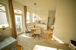 Wohnzimmer - Ferienwohnung Meehr Binz - Villa Strandburg - Top-Hundeurlaub
