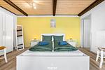 Schlafzimmer - Ferienwohnung Ole - Reet und Erholung - Ringsberg bei Glücksburg - Top-Hundeurlaub