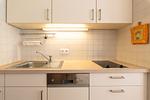 Küche / Küchenzeile - Ein-Zimmer-Apartment 55/01 - Top-Hundeurlaub
