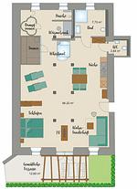 Grundriss - Private SPA Premium 5* - Top-Hundeurlaub