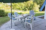 Terrasse - Ferienhaus Kniepsand 2 - Top-Hundeurlaub