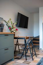 Fernseher - Country Lodge - Stall - Top-Hundeurlaub