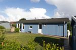 Fassade / Eingang - Ferienhaus "Watt´n Blau 14" Mellumplate 14 - Top-Hundeurlaub