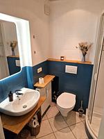 Badezimmer - Ferienwohnung Alpenhygge - Top-Hundeurlaub