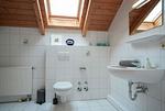 Modernes Badezimmer mit stilvollen Akzenten und natürlichem Licht. - Salzwind II - Top-Hundeurlaub