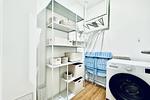 Abstellraum mit Waschmaschine - Ferienwohnung blaue Koje - Top-Hundeurlaub