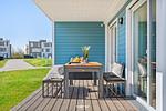Terrasse - Ferienwohnung Kuddelmuddel Olpenitz - Top-Hundeurlaub