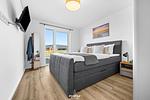 Schlafzimmer - Ferienwohnung Kuddelmuddel Olpenitz - Top-Hundeurlaub