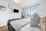 Schlafzimmer - Ferienwohnung Kuddelmuddel Olpenitz - Top-Hundeurlaub