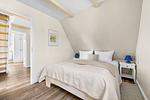 Schlafzimmer - Ferienhaus Belle Hues Westerland auf Sylt - Top-Hundeurlaub