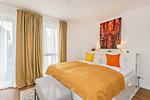 Schlafzimmer - Ferienwohnung Ostseebude mit Balkon und nur 800 m zum Strand - Top-Hundeurlaub