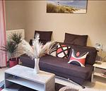 Wohnzimmer - Ferienwohnung Windsbraut Büsum - Top-Hundeurlaub