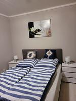 Schlafzimmer - Ferienwohnung Windsbraut Büsum - Top-Hundeurlaub