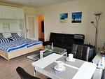 Wohnzimmer - Ferienwohnung Nordwind Büsum - Top-Hundeurlaub