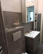 Badezimmer - Ferienwohnung Nordwind Büsum - Top-Hundeurlaub