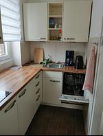 Küche / Küchenzeile - Ferienwohnung Nordwind Büsum - Top-Hundeurlaub