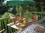Balkon - Jagdhaus 2 OG - Top-Hundeurlaub