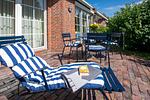 Terrasse - Dünenstraße 38 - Dünenzeit Juist - Top-Hundeurlaub