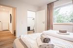 Schlafzimmer - Ferienwohnung Ankerplatz Eckernförde - Top-Hundeurlaub