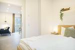 Schlafzimmer - Ferienwohnung Achterdeck Eckernförde - Top-Hundeurlaub