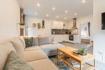 Wohnzimmer - Ferienwohnung Achterdeck Eckernförde - Top-Hundeurlaub