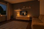 Wohnzimmer - Ferienwohnung Backbord Eckernförde - Top-Hundeurlaub