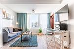 Wohnzimmer - Ferienwohnung | Fördeblick | Eckernförde - Top-Hundeurlaub