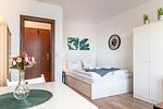 Bett - Ferienwohnung | Fördeblick | Eckernförde - Top-Hundeurlaub