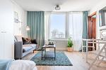 Wohnzimmer - Ferienwohnung | Fördeblick | Eckernförde - Top-Hundeurlaub