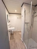 Badezimmer - Ferienwohnung Deichbude Pellworm - Top-Hundeurlaub