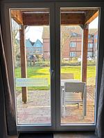 Terrasse - Ferienwohnung Deichbude Pellworm - Top-Hundeurlaub