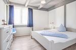 Schlafzimmer - Ferienwohnung Deich & Chill Pellworm - Top-Hundeurlaub