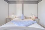 Schlafzimmer - Ferienwohnung Deich & Chill Pellworm - Top-Hundeurlaub