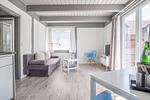Wohnzimmer - Ferienwohnung Deich & Chill Pellworm - Top-Hundeurlaub
