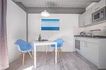 Küche / Küchenzeile - Ferienwohnung Nordsee Koje Pellworm - Top-Hundeurlaub