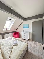 Schlafzimmer - Ferienwohnung Moin Moin & Meer Pellworm - Top-Hundeurlaub