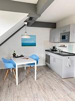 Küche / Küchenzeile - Ferienwohnung Pellwormer Inselperle - Top-Hundeurlaub