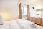 Schlafzimmer - Ferienwohnung Friesenliebe auf Pellworm - Top-Hundeurlaub