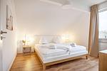 Schlafzimmer - Ferienwohnung Friesenliebe auf Pellworm - Top-Hundeurlaub