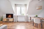 Wohnzimmer - Ferienwohnung Friesenliebe auf Pellworm - Top-Hundeurlaub