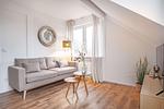 Wohnzimmer - Ferienwohnung Friesenliebe auf Pellworm - Top-Hundeurlaub