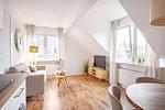 Wohnzimmer - Ferienwohnung Friesenliebe auf Pellworm - Top-Hundeurlaub